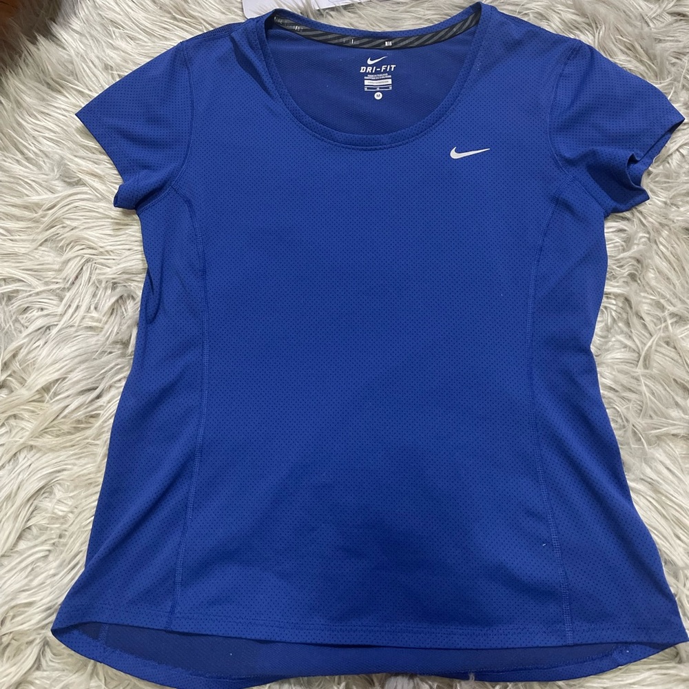 NIKE dri fit blue top